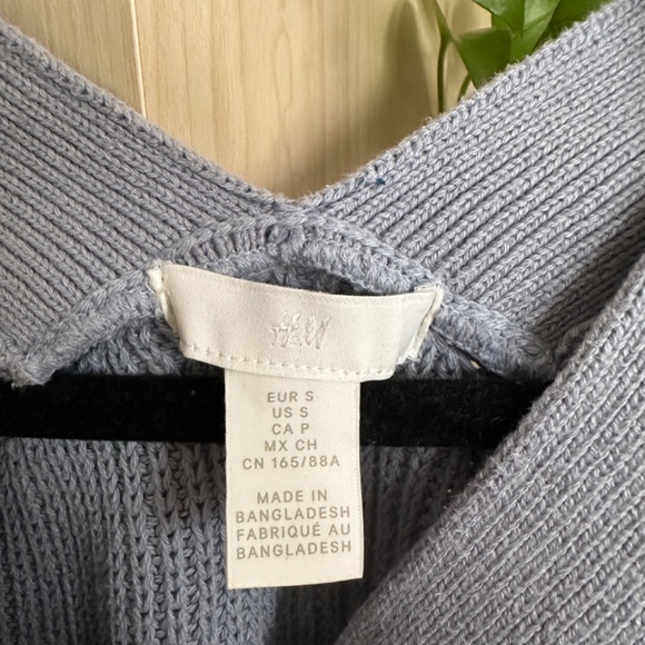 H&M light blue chunky knit cardigan - Picture 5 of 5